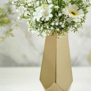 Stainless Steel Prism Glow Vase
